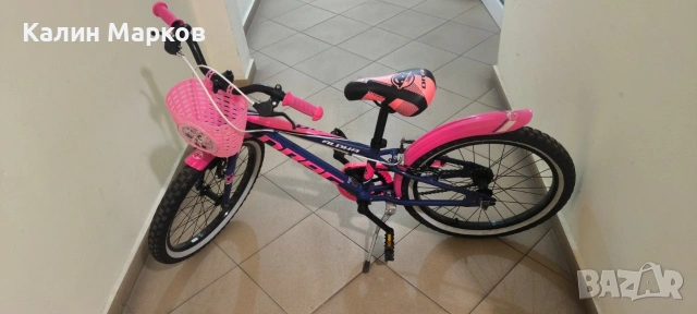 Велосипед 20 Drag Alpha детски розов за Момиче, снимка 6 - Велосипеди - 53148104