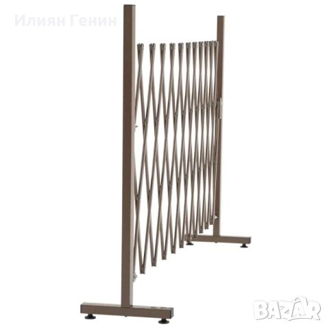 Разтегателна градинска бариера Outsunny Scissor, 35-300 см, снимка 11 - Градински мебели, декорация  - 51939556