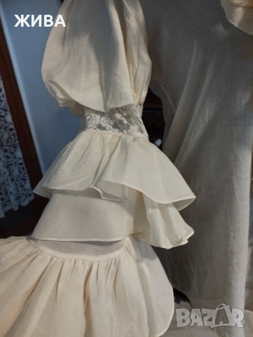 RALPH LAUREN  дамска блуза цвят"слонова кост", снимка 5 - Ризи - 54012588