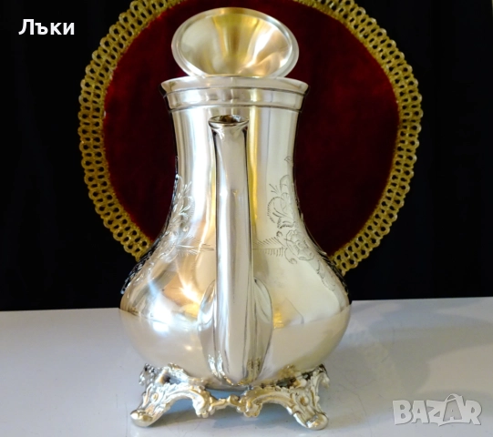 Бронзова кана 1 кг.,гравирана,барок. , снимка 7 - Антикварни и старинни предмети - 51712747