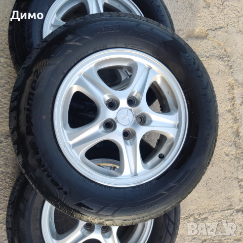 Джанти с летни гуми за Митсубиши 16", снимка 1 - Гуми и джанти - 44994068