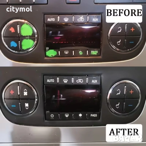 Лепенки за бутони климатроник на Chevrolet и GMC, снимка 3 - Аксесоари и консумативи - 53740065