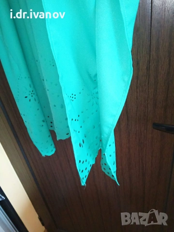 зелена туника с рязана бродерия , снимка 7 - Туники - 54095684