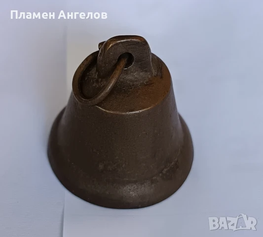 Стара бронзова камбанка, звънче, хлопка, снимка 7 - Други ценни предмети - 50941847