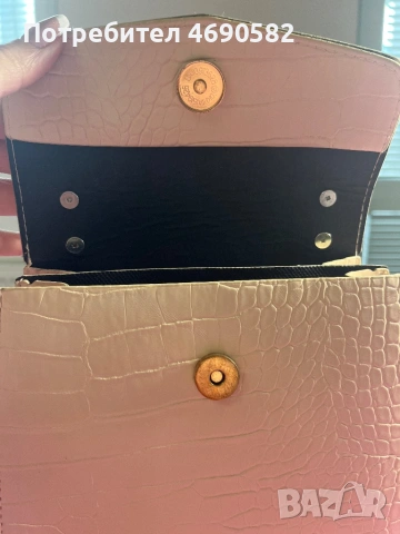 Бежова чанта от еко кожа, снимка 8 - Чанти - 53046179