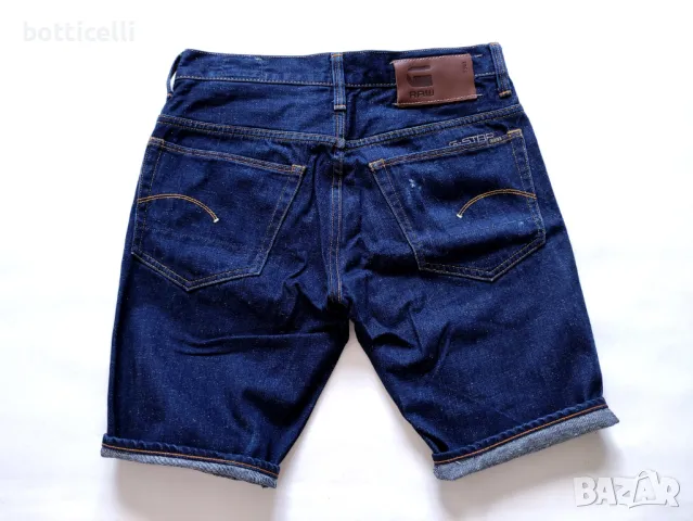 G-star 3301 Straight Mens 1/2 - W30 - оригинални мъжки къси дънкови панталони , снимка 6 - Къси панталони - 50405611