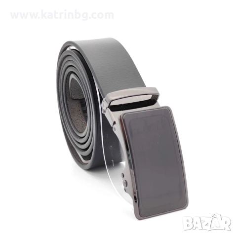 Мъжки комплект колан и портфейл естествена кожа в черно, снимка 3 - Подаръци за мъже - 52414950