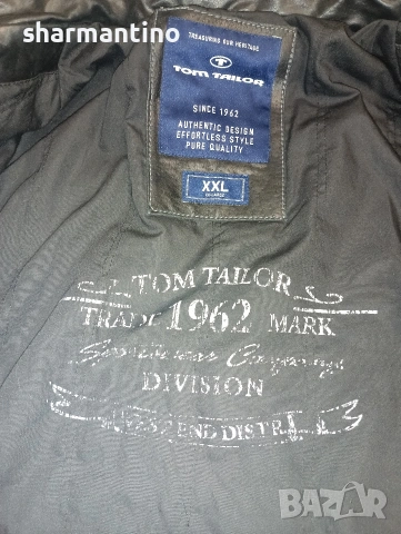 Tom Tailor XL кожено яке уникат - 79 лв, снимка 7 - Якета - 53192646
