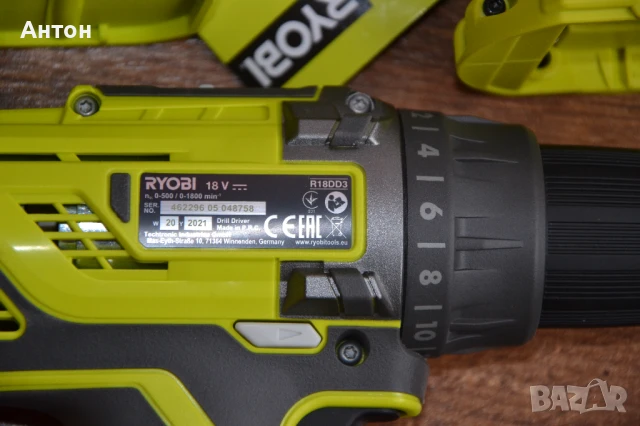 Нови, акумулаторени винтоверти Ryobi 18V, от 99лв, снимка 6 - Винтоверти - 51417897