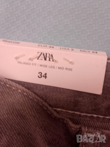 дънки Zara с широки крачоли , снимка 10 - Дънки - 52126931