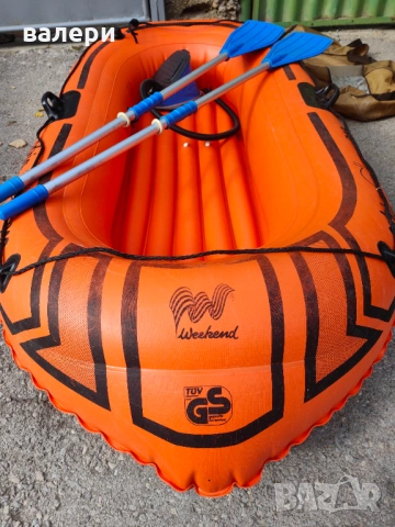 Лодка внос от Германия с гребла материяла е дебел, снимка 8 - Воден транспорт - 53684947