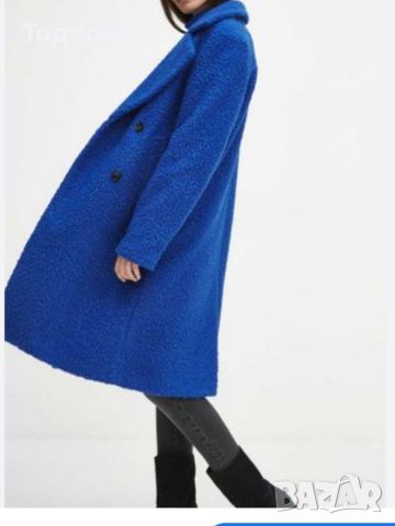 Палто в синьо ново с етикет, снимка 6 - Палта, манта - 45265736