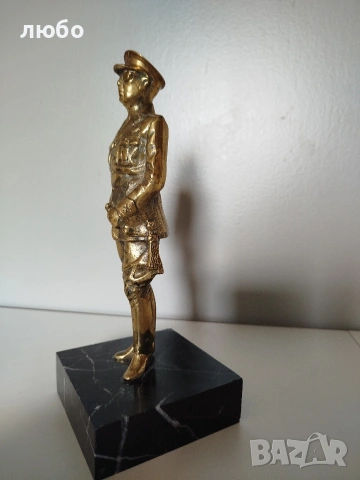 БРОНЗОВА СТАТУЯ-СКЛУПТУРА ФРАНКО , снимка 9 - Антикварни и старинни предмети - 53960063