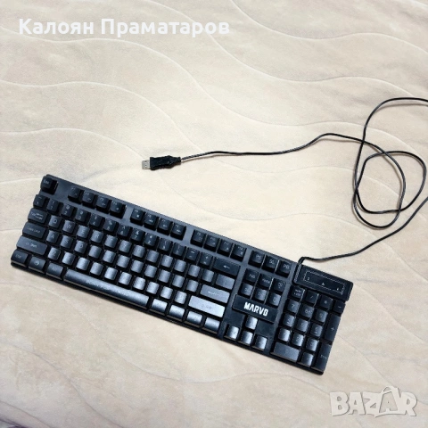 Клавиатура Marvo светеща , снимка 2 - Клавиатури и мишки - 53297298