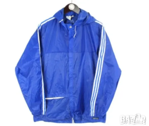 Adidas XL- Синьо яке- ветровка , снимка 4 - Якета - 47165533