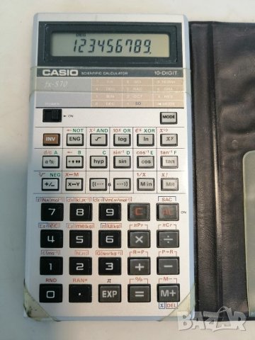 Ретро научен калкулатор CASIO fx-570b, снимка 2 - Антикварни и старинни предмети - 46477311