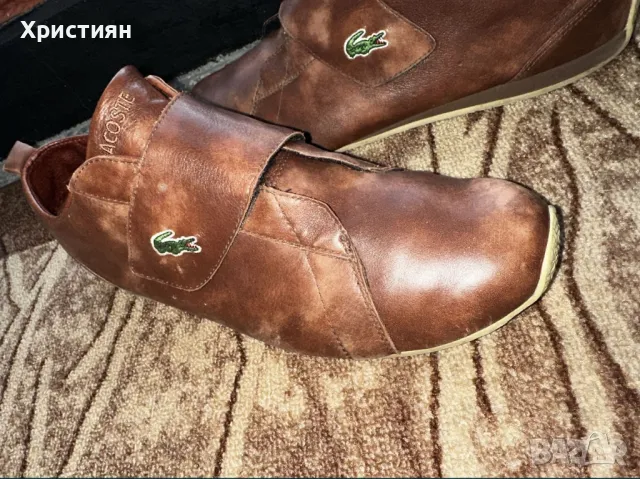 Кожени обувки Lacoste , снимка 2 - Официални обувки - 47078713