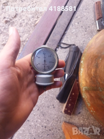 Винтидж Манометър , снимка 1