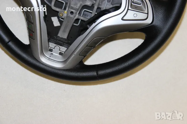 👌Безупречен Кожен волан Hyundai ix20 (2010-2015г.) мултифункционален Хюндай IX 20, снимка 7 - Части - 49900073