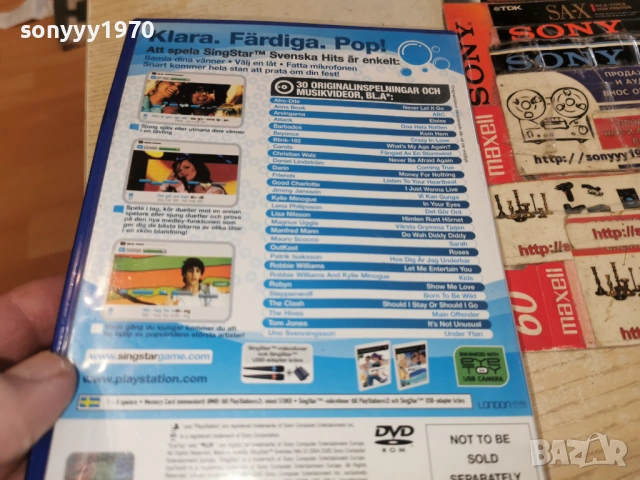 SONY PS2 GAME SINGSTAR SVENSKA HITS 2302261357, снимка 13 - Игри за PlayStation - 53592486