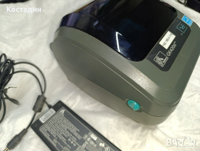 Етикиращ принтер ZEBRA GK420d, снимка 4 - Принтери, копири, скенери - 53712319