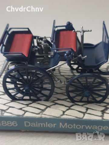 НОВА винтидж колекционерска количка/мерцедес модел 1886 DAIMLER-MOTORWAGEN, снимка 1 - Колекции - 46749581