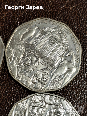 Сребърни монети 5 евро 2002 год, сребро, тегло 10.00 гр, проба 800/1000, снимка 4 - Нумизматика и бонистика - 52676304