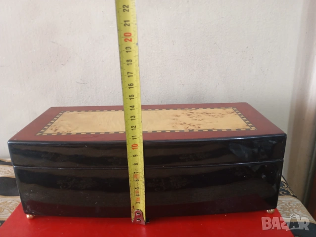 Винтидж музикална кутия за бижута, снимка 3 - Други ценни предмети - 54215679