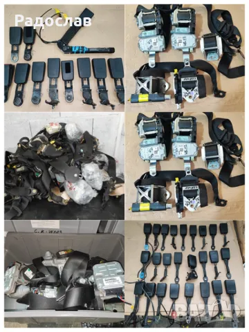 Колани колан и ключалки за колани - пиропатрони от Мерцедес, снимка 2 - Части - 49941025