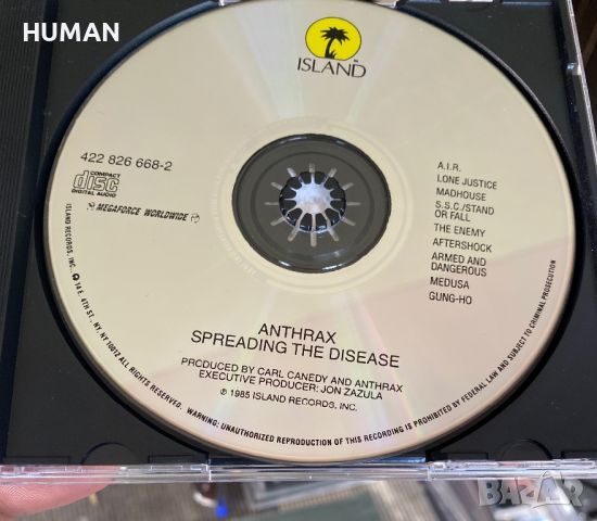 Anthrax, снимка 7 - CD дискове - 45216518