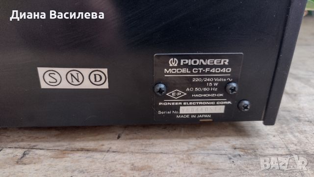 Pioneer CT-4040 , снимка 9 - Декове - 46654726