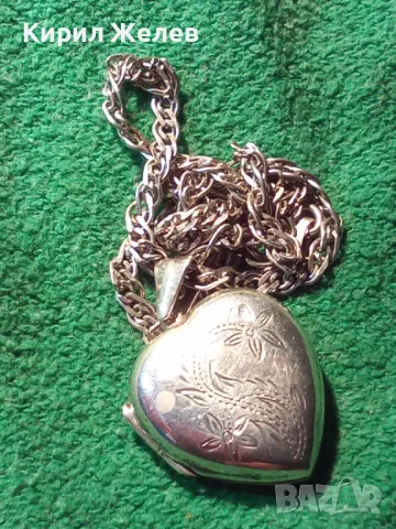 ФЛОРАЛНО ГРАВИРАН СРЕБЪРЕН ПЕНДАНТ СЪРЧИЦЕ Арт РАМКА За СНИМКИ със СРЕБЪРНА ВЕРИЖКА СРЕБРО 925 25980, снимка 18 - Колиета, медальони, синджири - 49734092