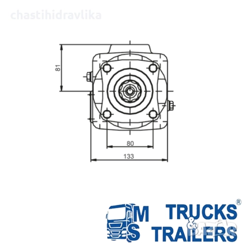 Бутална права помпа с две налягания 51л+51л BEZARES 5040206, снимка 3 - Части - 52562675
