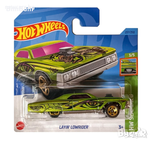 Колекционерска количка Hot Wheels LAYIN LOWRIDER, снимка 1 - Коли, камиони, мотори, писти - 45035114