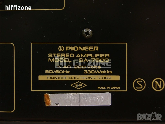 Усилвател   Pioneer sa-7500 , снимка 9 - Ресийвъри, усилватели, смесителни пултове - 53694132