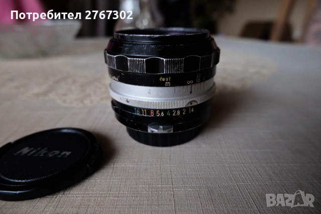 Nikon NIKKOR S-C pre-Ai 50mm f1.4, снимка 5 - Обективи и филтри - 53595457