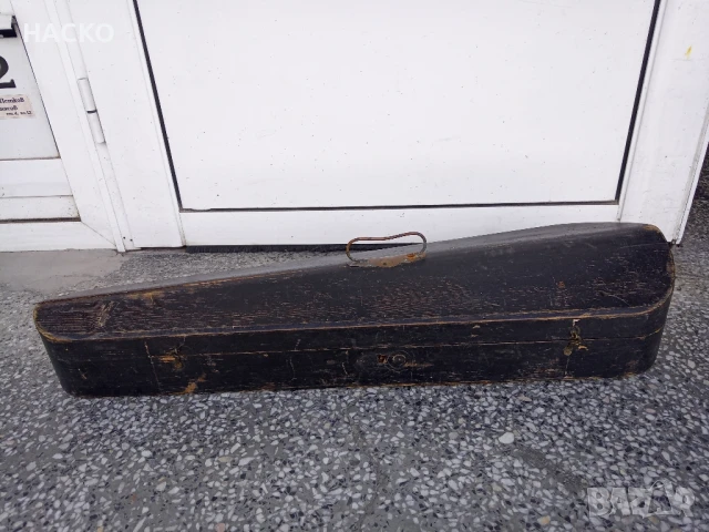 ЛЯТНА ЦЕНАСтар Дървен Куфар за Цигулка, снимка 1