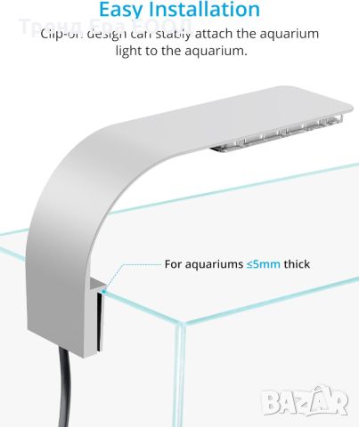 LED лампа за аквариум, снимка 3 - Оборудване за аквариуми - 45429301