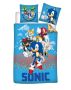 Детски спален комплект Sonic, Многоцветно, 100% Памук, 140×200см, 70×90 см, снимка 1