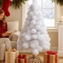 Изкуствена коледна елха в бяло – пухкав снежен ефект. , снимка 6
