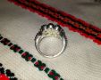 Дамски пръстен с цветни циркони, снимка 3