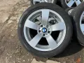 5х120 17 Джанти BMW E60 E90 БМВ 5x120 Оригинални на БМВ ET 20 J 8 Централен отвор 72.6Летни гуми 245, снимка 3