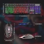 Комплект клавиатура с LED подсветка и цветна дишаща геймърска мишка , снимка 2