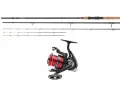 Фидер комплект Daiwa Ninja. Въдица 3.60мт 120гр,макара и подарък корда, снимка 2