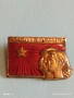 Рядка значка с емайл СССР За КОМУНИСТИЧЕСКИЯ ТРУД за КОЛЕКЦИОНЕРИ 51663, снимка 3