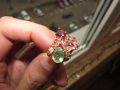 сребърен пръстен зелен кианит с размери 10x7 и тотално тегло 6.5гр, снимка 2