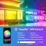 Нова Димируема RGB LED лампа 28W IP67 за фасада, двор и парти с app, музикална синхронизация, снимка 2