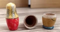 Дървени матрьошки 5 и 6 см. голямата, снимка 3