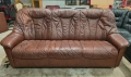 3997 Диван тройка от естествена кожа , снимка 1