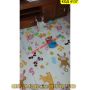 Сгъваемо детско килимче за игра, топлоизолиращо 180x200x1cm - Жираф и Цифри - КОД 4137, снимка 2